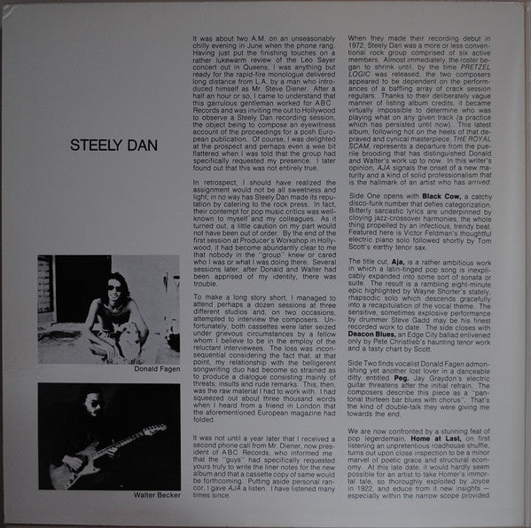 Steely Dan : Aja (LP, Album, Pit)