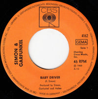 Simon & Garfunkel : Baby Driver / The Boxer (7", Single)