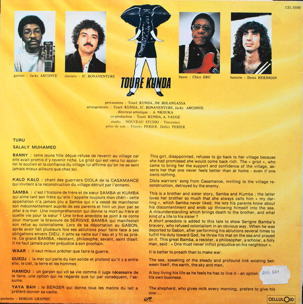 Touré Kunda : Touré Kunda (LP, Album)
