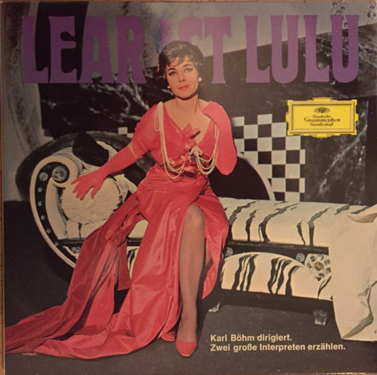 Alban Berg, Evelyn Lear, Dietrich Fischer-Dieskau, Orchester Der Deutschen Oper Berlin Dir.: Karl Böhm Interviews: Walter Bachauer : Lear Ist Lulu (7", Single, Promo)