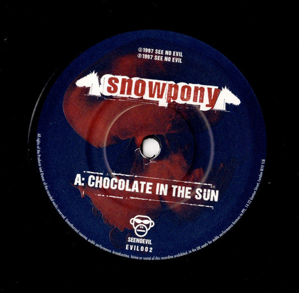 Snowpony : Chocolate In The Sun (7", Ltd, Num)