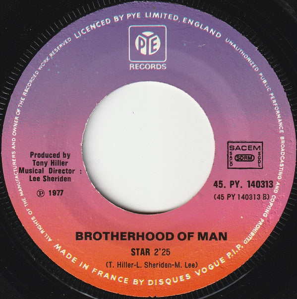 Brotherhood Of Man : Highwayman (7", Single)