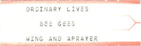 Bee Gees : Ordinary Lives (7", Single)