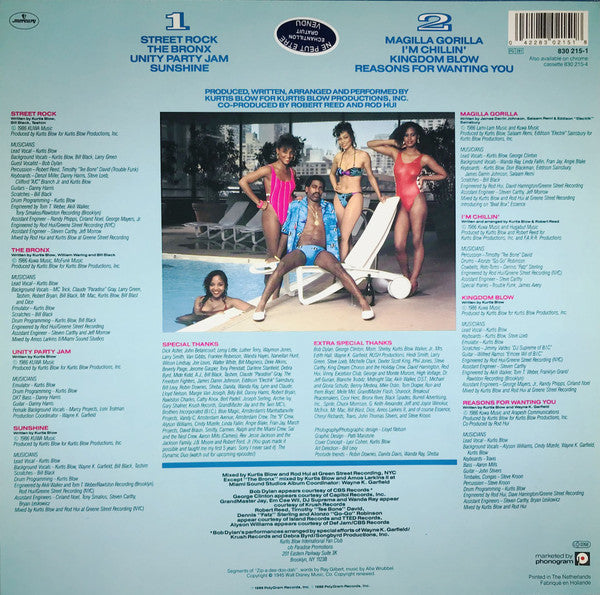 Kurtis Blow : Kingdom Blow (LP, Album)