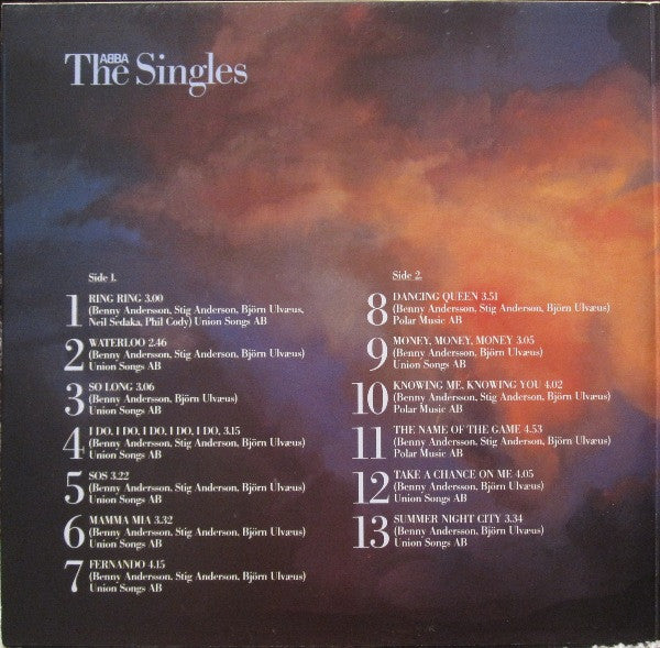 ABBA : The Singles (The First Ten Years) (2xLP, Comp)