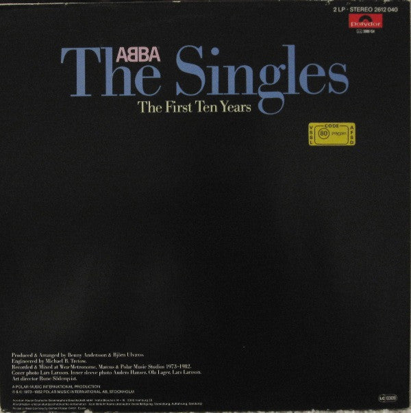 ABBA : The Singles (The First Ten Years) (2xLP, Comp)