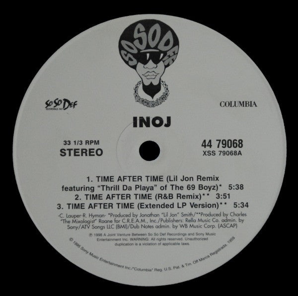 Inoj : Time After Time (12")