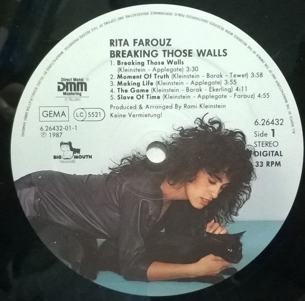 Rita Farouz* : Breaking Those Walls (LP, Album)