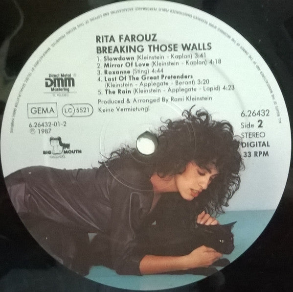 Rita Farouz* : Breaking Those Walls (LP, Album)