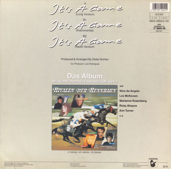 Les McKeown : It's A Game (12", Maxi)