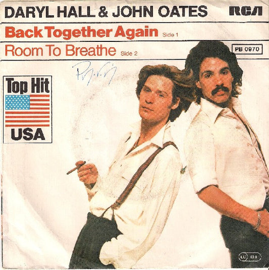 Daryl Hall & John Oates : Back Together Again (7", Single)