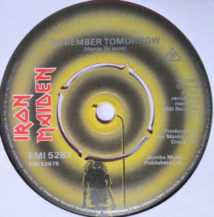 Iron Maiden : The Number Of The Beast (7", Single, Ltd, Red)