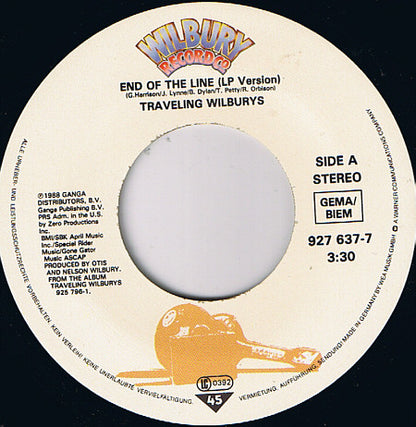 Traveling Wilburys : End Of The Line (7", Single)