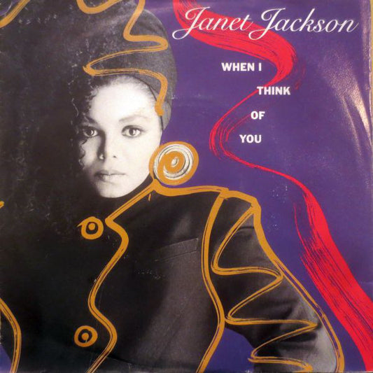 Janet Jackson : When I Think Of You (7", Single)