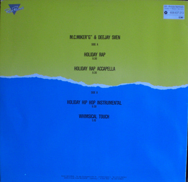 M.C.Miker"G" & Deejay Sven* : Holiday Rap (12")