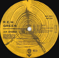 R.E.M. : Green (LP, Album, Tel)