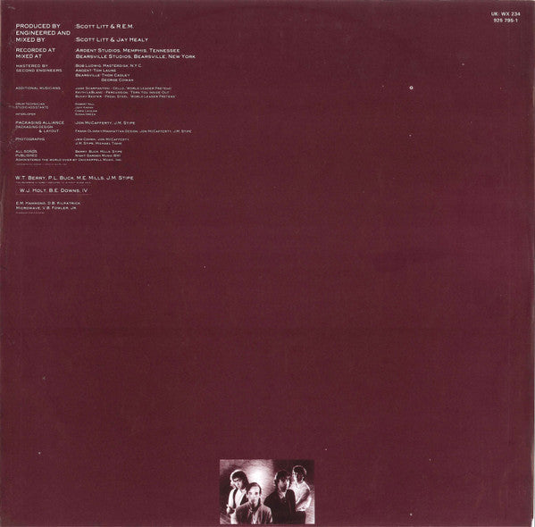 R.E.M. : Green (LP, Album, Tel)