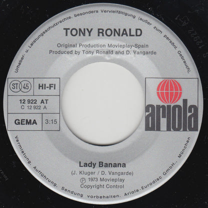 Tony Ronald : Lady Banana (7", Single, Promo)