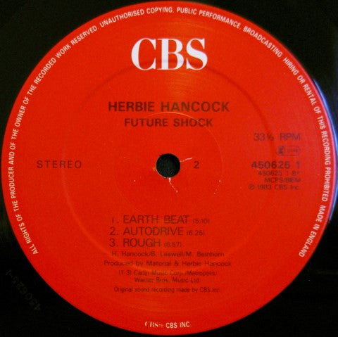 Herbie Hancock : Future Shock (LP, Album, RE)