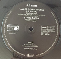 Paco (4) : Amor De Mis Amores (12")