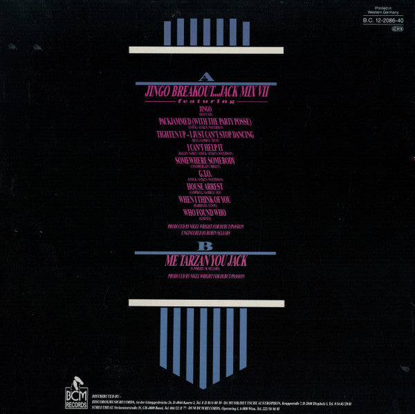 Mirage (12) : Jingo Breakout...Jack Mix VII (12")