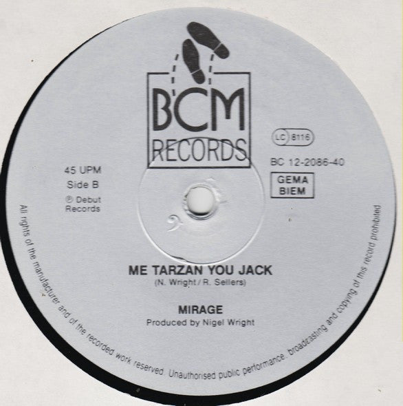 Mirage (12) : Jingo Breakout...Jack Mix VII (12")