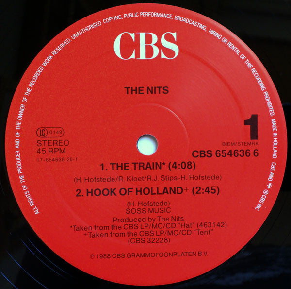 The Nits : The Train (12", Maxi)
