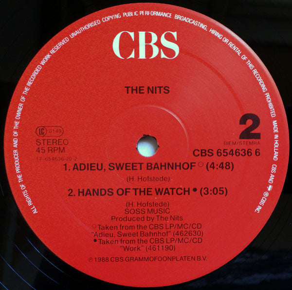 The Nits : The Train (12", Maxi)