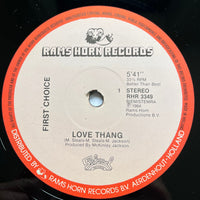 First Choice : Love Thang (12")