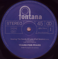 Tears For Fears : Sowing The Seeds Of Love (12", Single)