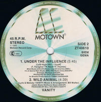 Vanity : Under The Influence (12", Maxi)