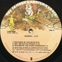 Genesis : Live (LP, Album, RE, Son)
