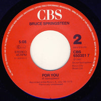 Bruce Springsteen & The E-Street Band : Fire (7", Single)