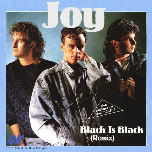 Joy (9) : Black Is Black (Remix) (7", Single)