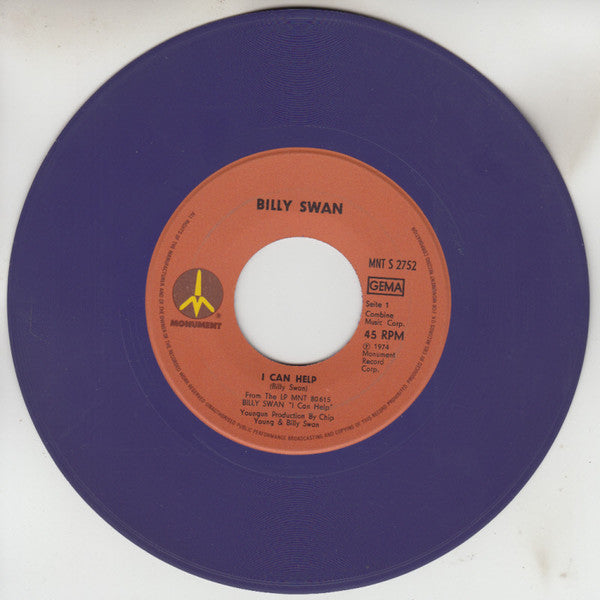 Billy Swan : I Can Help (7", Single, pur)