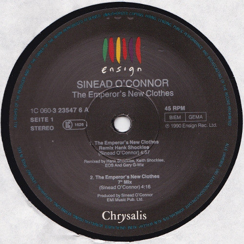 Sinéad O'Connor : The Emperor's New Clothes (12")