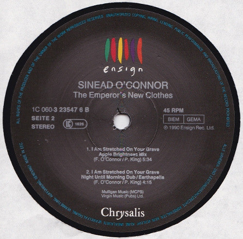 Sinéad O'Connor : The Emperor's New Clothes (12")