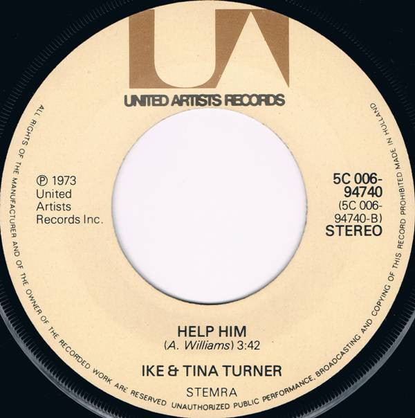 Ike & Tina Turner : Nutbush City Limits (7", Single, RE)