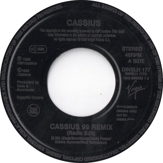 Cassius : Cassius 99 Remix (7", Jukebox)