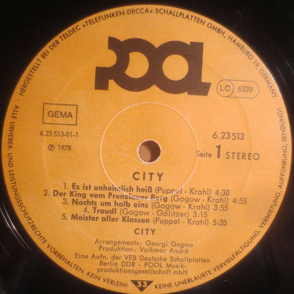 City (3) : City (LP, Album)