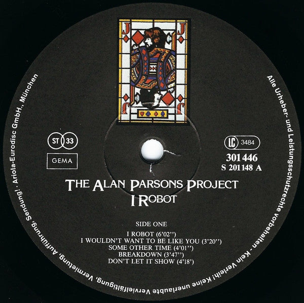 The Alan Parsons Project : I Robot / Pyramid / Eve / The Turn Of A Friendly Card (Box, Comp + LP, Album, RE + LP, Album, RE + LP, Al)