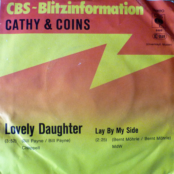 Cathy & Coins : Lovely Daughter (7", Single, Promo)