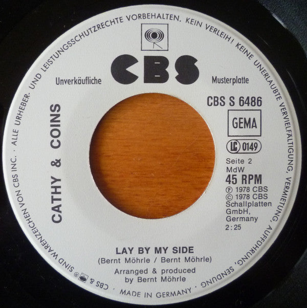 Cathy & Coins : Lovely Daughter (7", Single, Promo)
