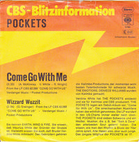 Pockets : Come Go With Me (7", Single, Promo)