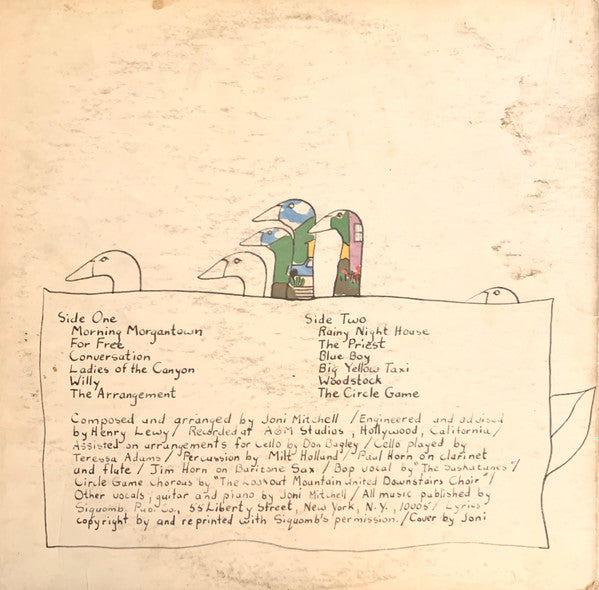 Joni Mitchell : Ladies Of The Canyon (LP, Album, RP, San)