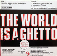 Morgan Khan : The World Was A Ghetto (12", Maxi)