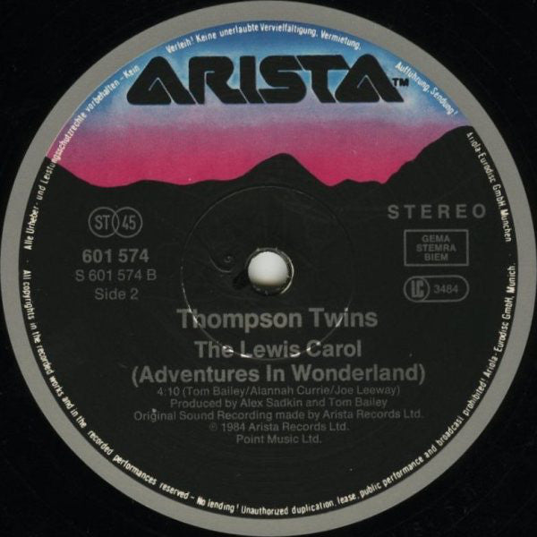 Thompson Twins : Lay Your Hands On Me (12", Single)