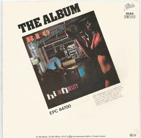 REO Speedwagon : Keep On Loving You (7", Single, Lar)