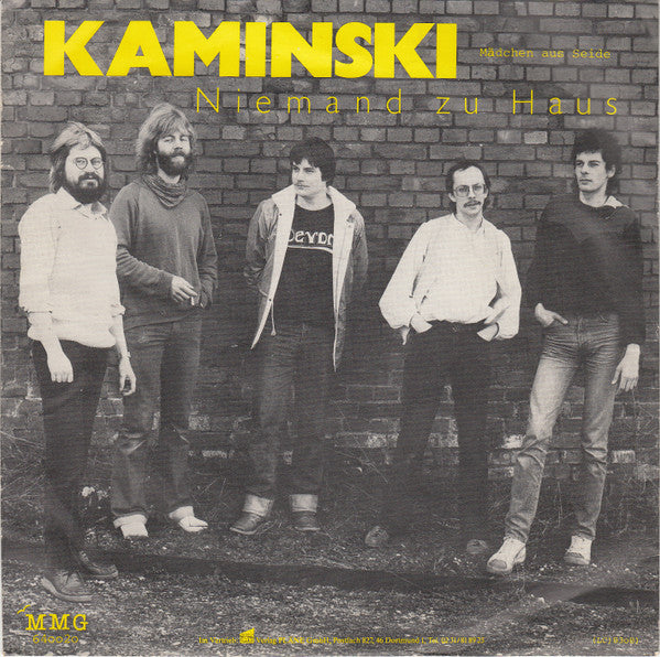 Kaminski (4) : Niemand Zuhaus (7", Single)