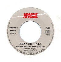 France Gall : Mademoiselle Chang (7", Single, Jukebox)